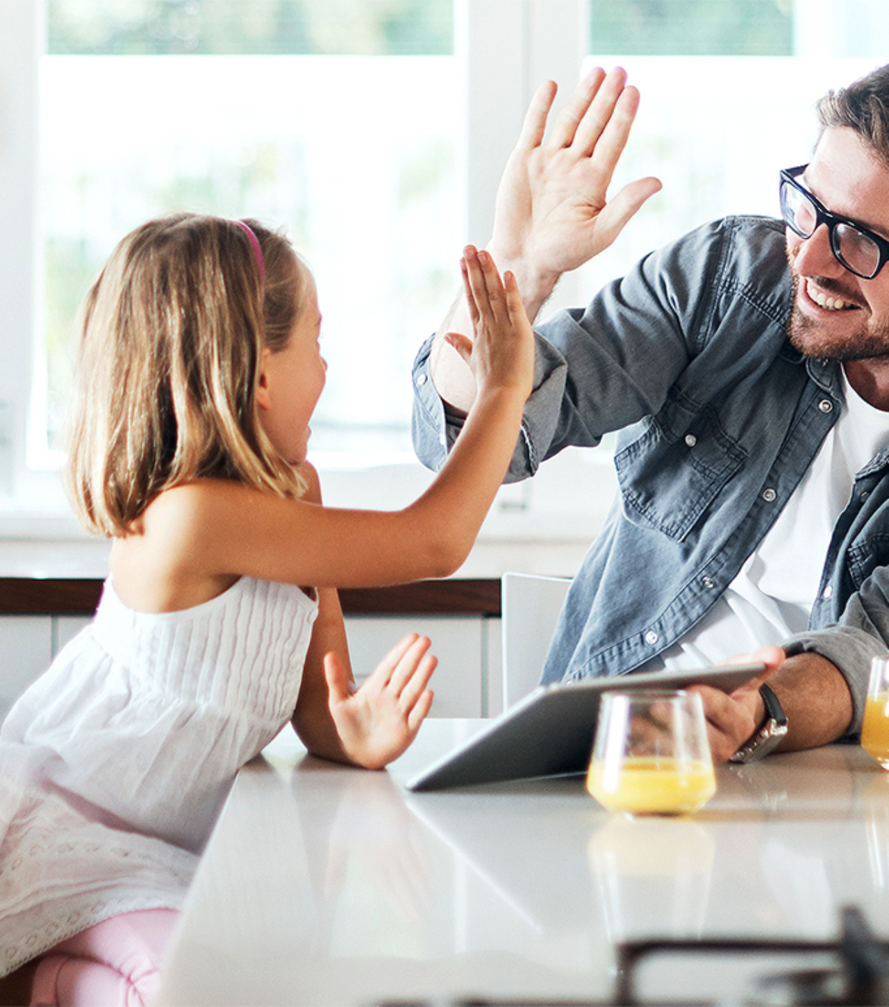 GettyImageASunquick customer image - high five